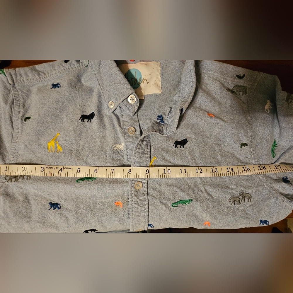 Mini Boden Button Up - Picture 8 of 9